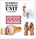Fleshlight Stamina Training Unit Mega Paket. Inkl. Aquaglide, Pflegepuder, Desinfektionsmittel und kostenlosen Venize Vibrator