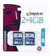 Kingston 4 GB Class 4 SDHC Flash Memory Card 2-Pack SD4/4GB-2P