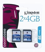 Kingston 4 GB Class 4 SDHC Flash Memory Card 2-Pack SD4/4GB-2P