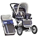 bebidoo 702823 - Kombi Sunny Star inklusive Soft-Tragetasche, elegance grey