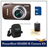 Canon PowerShot SD4500IS 10 MP Digital Camera with 10x Optical Image Stabil ....