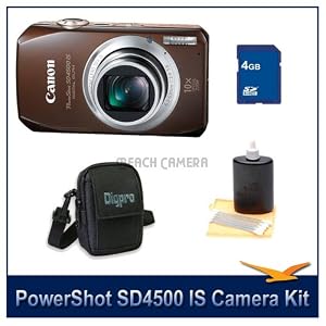 Canon PowerShot SD4500IS 10 MP Digital Camera