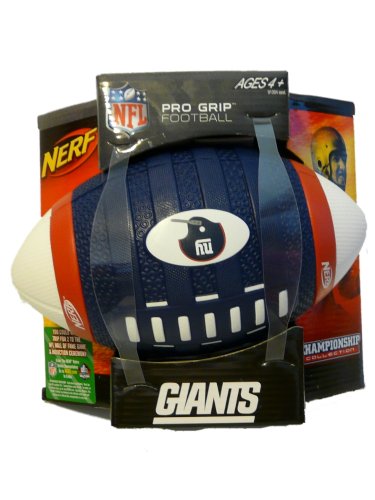 Nerf Championship Collection Pro Grip Football New York Giants
