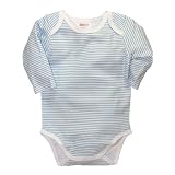 Long Sleeve Candy Stripe Bodysuit with White Trim... by Zutano