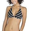 Mossimo Black Stripe Halter - Black