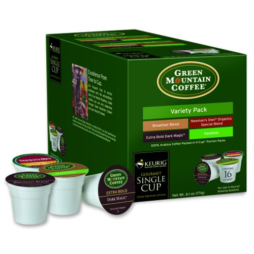 Green Mountain Variety Pack Coffee For Keurig K-Cup Brewing System, 96 Count