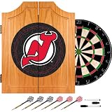 NHL New Jersey Devils Dart Cabinet includes Darts and Board