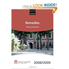 Remedies 2008-2009: 2008 Edition (Bar Manuals)