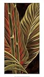 IMAGE OF Makatea Leaves I Finest LAMINATED Print Yvette St. Amant 23x39