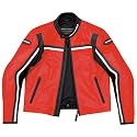 Spidi Dynamite leather motorcycle jacket - Red