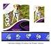 (Reflective) Soft Protection Dog Harness (X Large) (Blue/Paws)