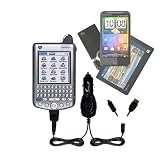 517L e7aC7L. SL160  Double Car Charger with tips including a tip for the Palm palm Tungsten W   uses Gomadic TipExchange Technology