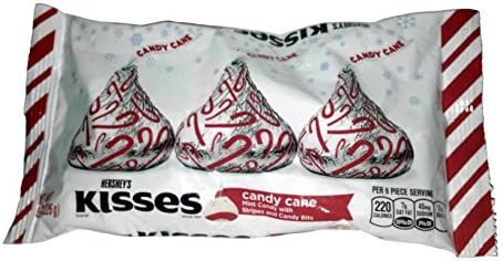 Hersheys Kisses, 8 ounces with 3 Holiday Mints in Tin Bundle, Snowman Poop, Reindeer Poop and Elf Poop Novelty Mints