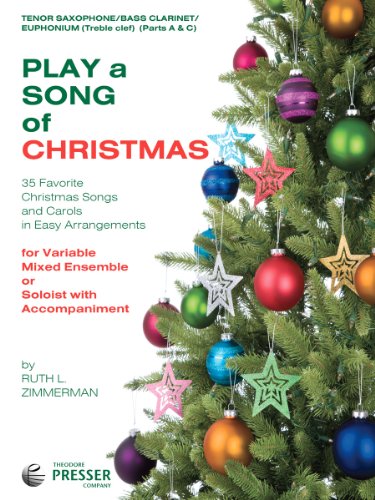 Play A Song Of Christmas - 35 Favorite Christmas Songs and Carols In Easy Arrangements (Tenor Saxophone Book)