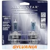 Sylvania 9003ST SilverStar Twin Pack High Performance Halogen Headlight Bulb