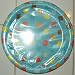 Circles & Squares Dessert Plate Party Supply 8 Count