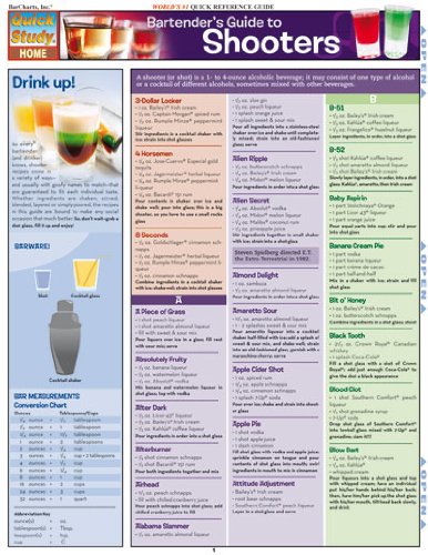 BarCharts, Inc. 9781423203247 Bartender s Guide To Shooters