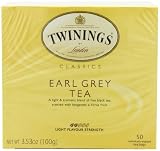 Twinings Earl Grey Tea, Tea Bags, 50-Count Boxes (Pack of 6)