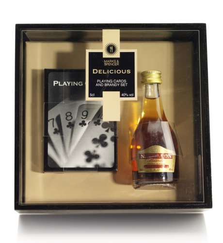 Napoleon Brandy and Playing Cards Set