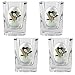Pittsburgh Penguins NHL 4pc Square Shot Glass Set