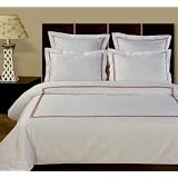 10PC Embroidered Egyptian Cotton Bed in a Bag, Sheet, Duvet and Comforter, Full by 