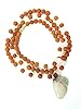 Kundalini Awakening Rudraksha Rose Quartz Prayer Mala Spiritual Yoga Healing Japamala ~ 108+1