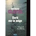Ecrit sur la neige