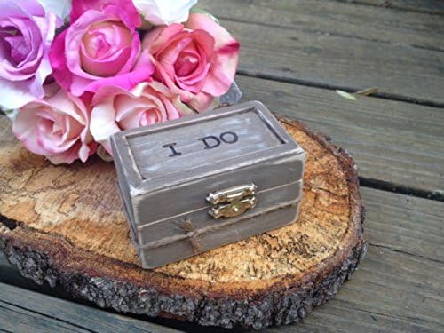 Wedding Ring Bearer Box Wedding Ring Box Rustic Ring Box Custom Wood Ring Box Woodland Outdoor Beach Weddings Personalized Gift