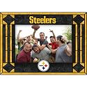 Pittsburgh Steelers Art Glass Horizontal Frame
