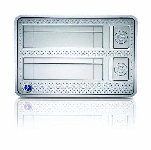 G-Technology G-DOCK ev with Thunderbolt 2TB External Dual-Hard Drive Storage Solution 0G02719 On Sale