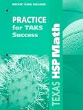 Texas HSP Math: Practice for TAKS Success, Grade 3