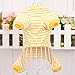 Froomer Small Puppy Pet Dog Stripes Pajamas Jumpsuits Clothes Clothing Yellow Small