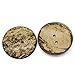 PEPPERLONELY Brand 10PC Brown Coconut Shell Buttons 2 Hole Scrapbooking Sewing Buttons 5cm (2 Inch)
