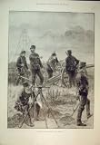 1899 のトランスヴァール共和国の州のミサイル発射機銃の練習戦争の兵士