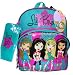 Lil Bratz Girls Blue School Backpack with Bonus Pencil Case