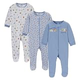 Zip-Front Sleep 'N Play 3-pk. - Blue/ Multicolor