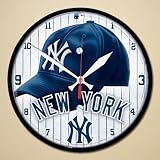 MLB New York Yankees Round Clock
