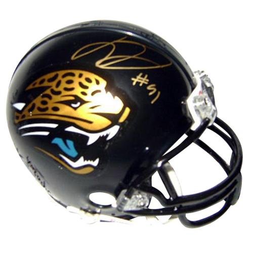 Derrick Harvey Autographed Jacksonville Jaguars Mini Helmet - Autographed NFL Mini Helmets