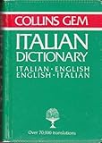 Collins gem dictionary : Italian-English English-Italian ...