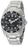 Seiko Men's SKA371 Kinetic Dive Silver-Tone Watch