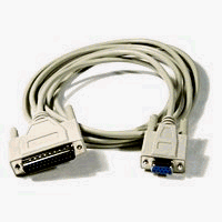 Micro Connectors M02-116 DB9 Female To DB25 Male At Modem Cable (6 Feet)