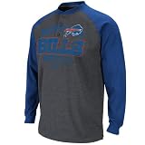 NFL Men's Buffalo Bills BSD Long Sleeve Henley Tee
