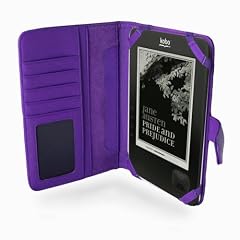 Navitech Lilane Bycast Leder Flip Trage Tasche mit Lese Licht F�r Das Kobo Wireless eReader