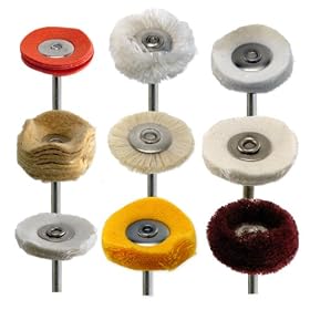 Buy 9pc Buffing & Polishing Wheel Set with Mandrels - Fits Dremel - Fine Jewelry,... by Jeweler's Tools now!