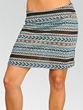 Plus Size Teal Night Moves Skirt