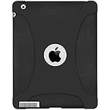 Amzer Silicone Jelly Skin Fit Case Cover for Apple iPad 2 and iPad 3 - Black