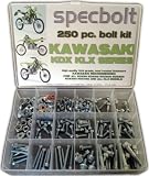 Specbolt Kawasaki KDX two stroke Bolt Kit for Maintenance & Restoration of Dirtbike OEM Spec Fastener