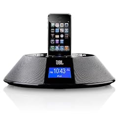 JBL On Time 200 P Lautsprechersystem (20 Watt, Uhr mit Weckfunktion, Dock) f�r Apple iPod/iPhone schwarz