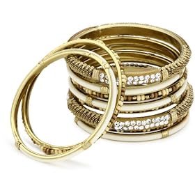 Chamak by priya kakkar 10 Beaded and Crystalized Beach Bangle