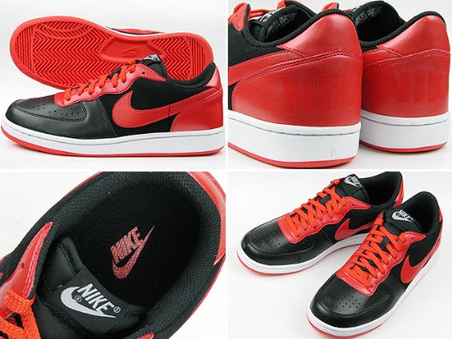 NIKE ナイキ TERMINATOR LOW BASIC ターミネーター ロウ ブラック/ホットレッド/ホワイト 336610-061